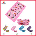 Ningbo Lingshang LSB-5358 100% Polyester Microfibre Multifunctional Seamless Wholesale Headwear Skull Bandana Neck Tube